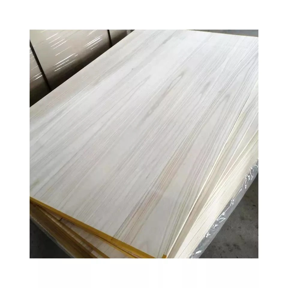 Paulownia Straight Board Solid Paulownia Wood Price Treated Prices Flat Edge Wall Panels Paulownia Solid Wood Planks