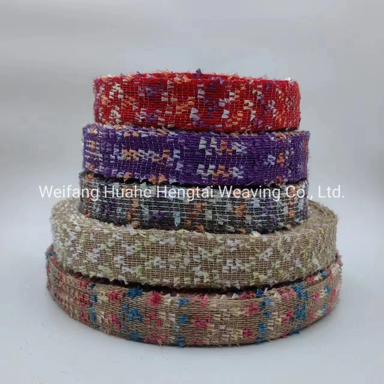 Wholesale of Decorative Multicolor Hemp Webbing