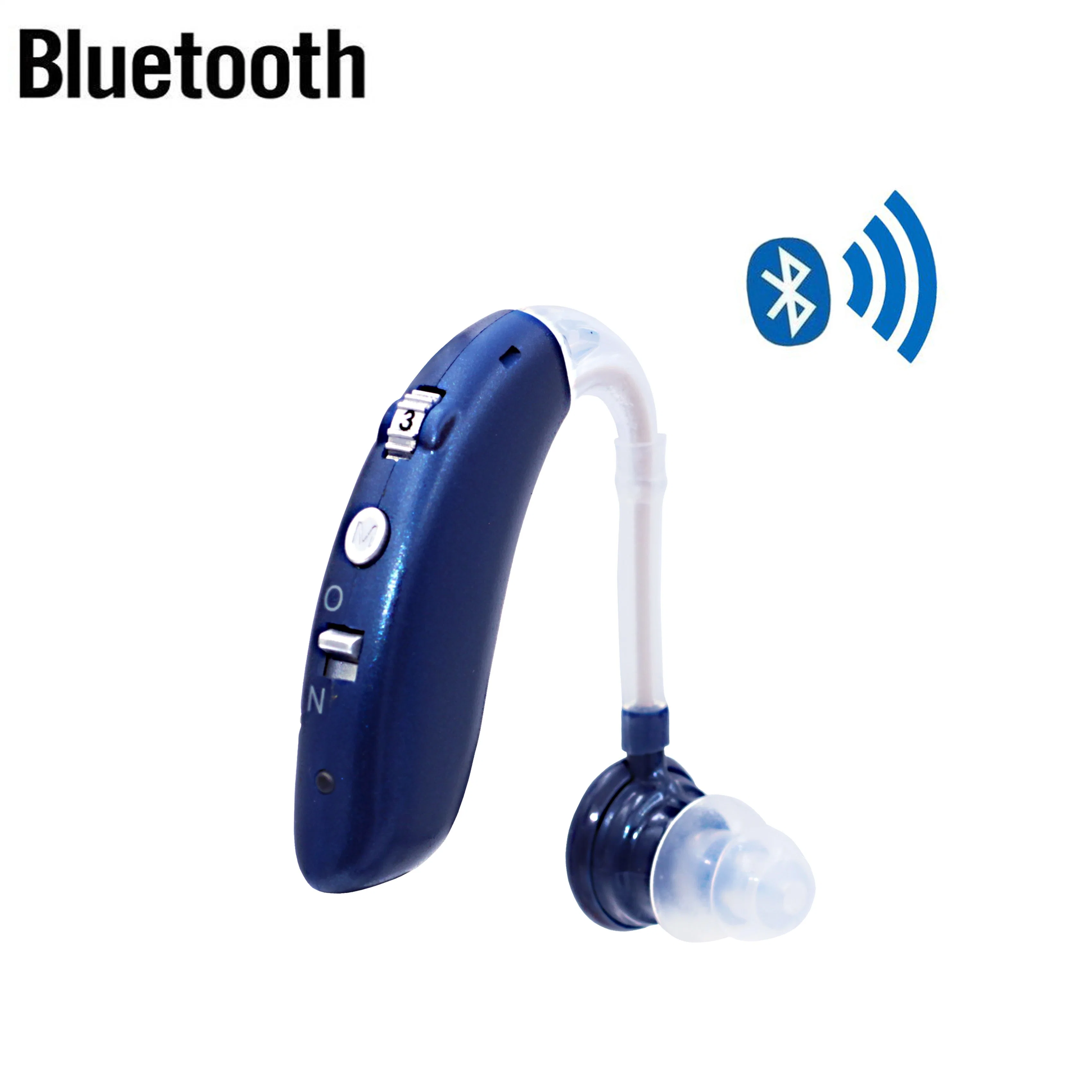 Preço barato do aparelho auditivo Bluetooth Wireless Bluetooth habilitado audição recarregável AIDS Androld iPhone para Séniores TV música e telefone Earsmate G25bt