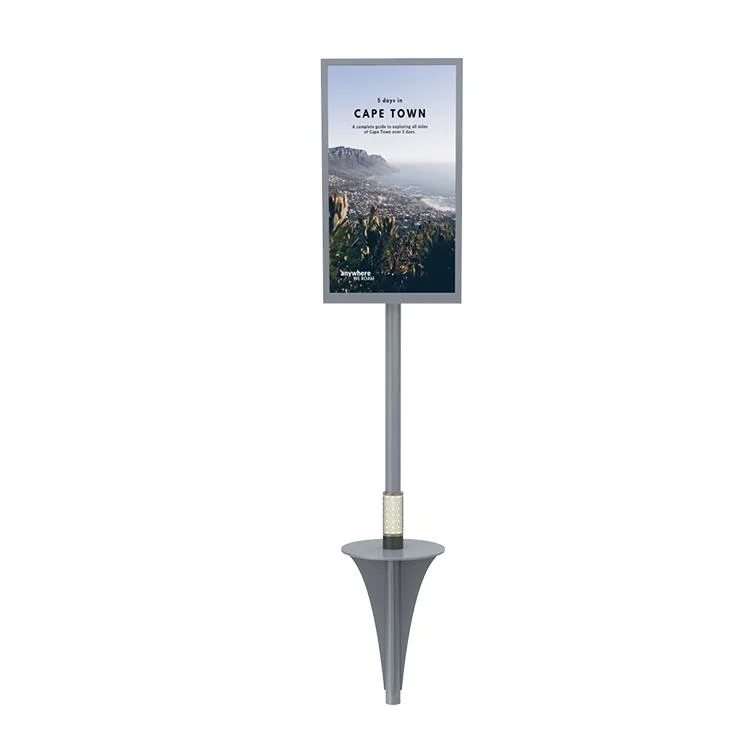 32 Inch Indoor Lamp Column LCD Advertising Player with USB Charging Device