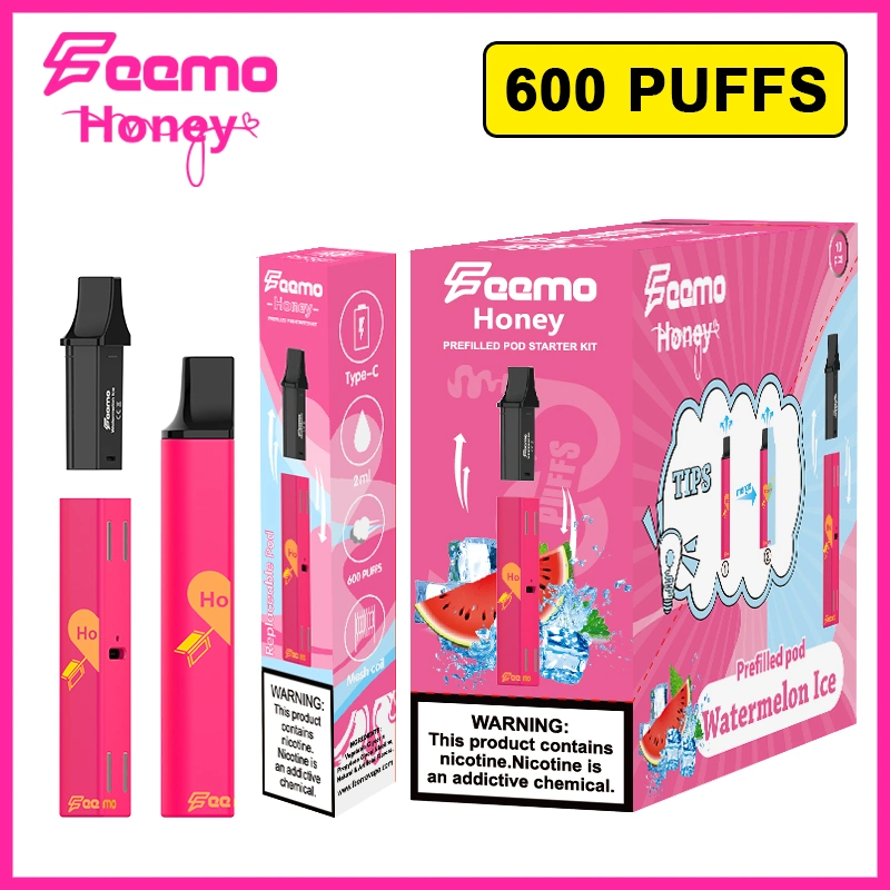 Hot Selling Feemo Honey Disposable/Chargeable Vape vape Starter Kits 2ml Pod Vapor with Fast Shipping