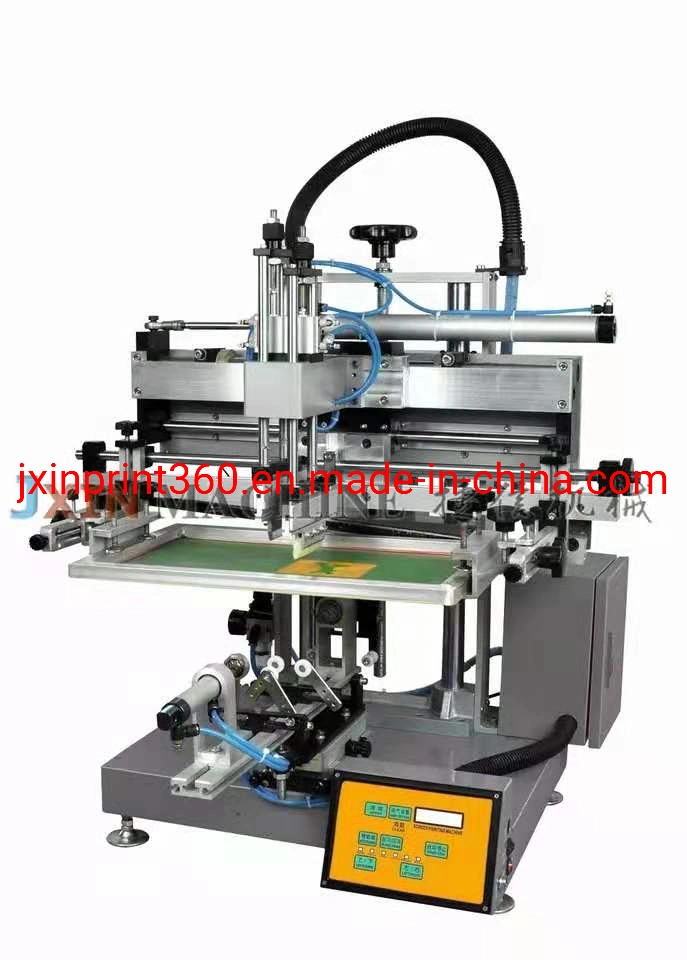 Desktop Minisize máquina de impresión impresión Serigrafía para tubo de anillo de plástico/metal
