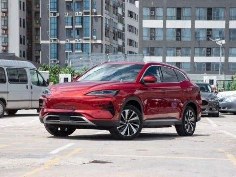 Novo veículo de Energia BYD Song Plus EV Champion 520 km Luxo Versão Carro usado eléctrico com SUV de 5 lugares de 4 portas Popular na China