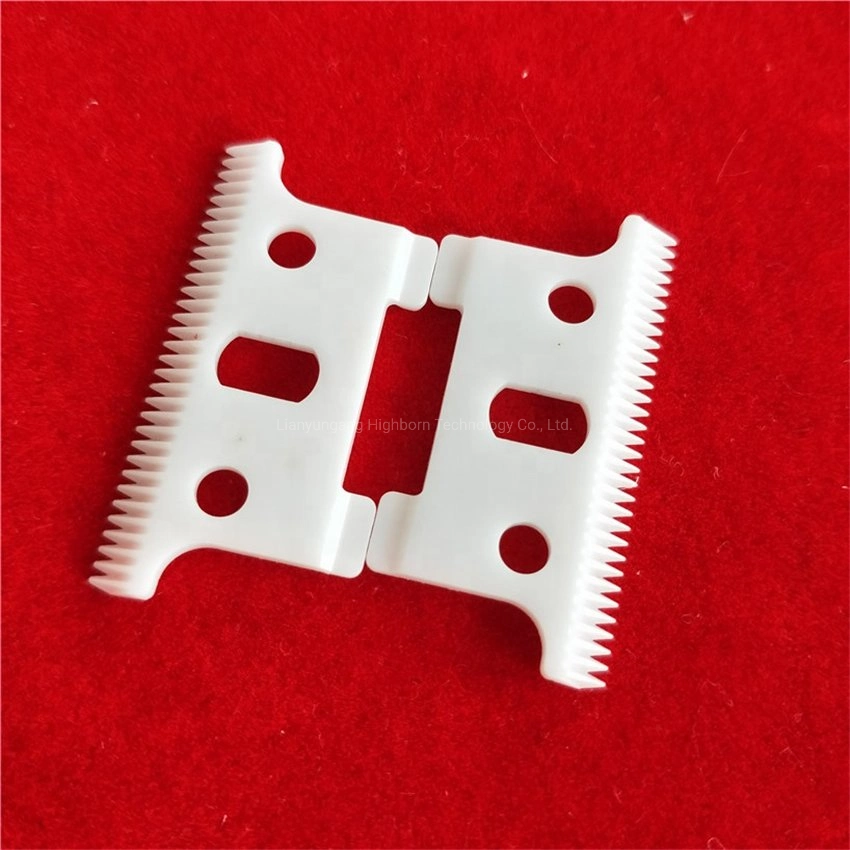 High Hardness and High Density 18 Teeth Zirconia Ceramic Pet Hair Trimmer Blade with Good Quality