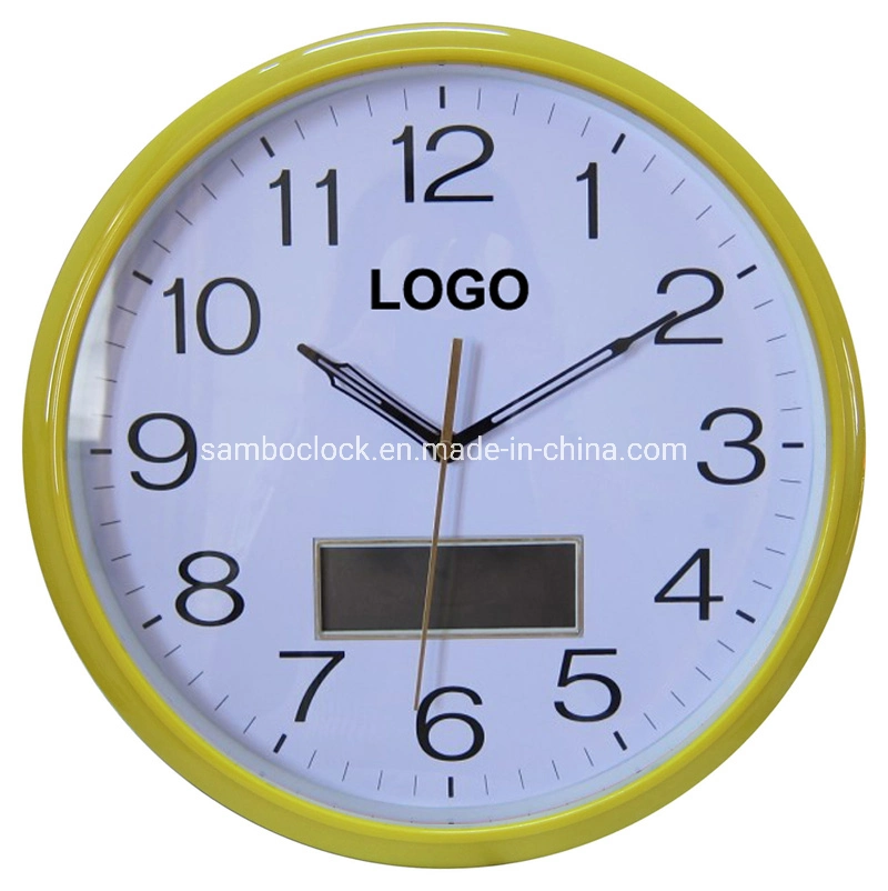 High quality/High cost performance  Customized LCD Quatz Wall Clock