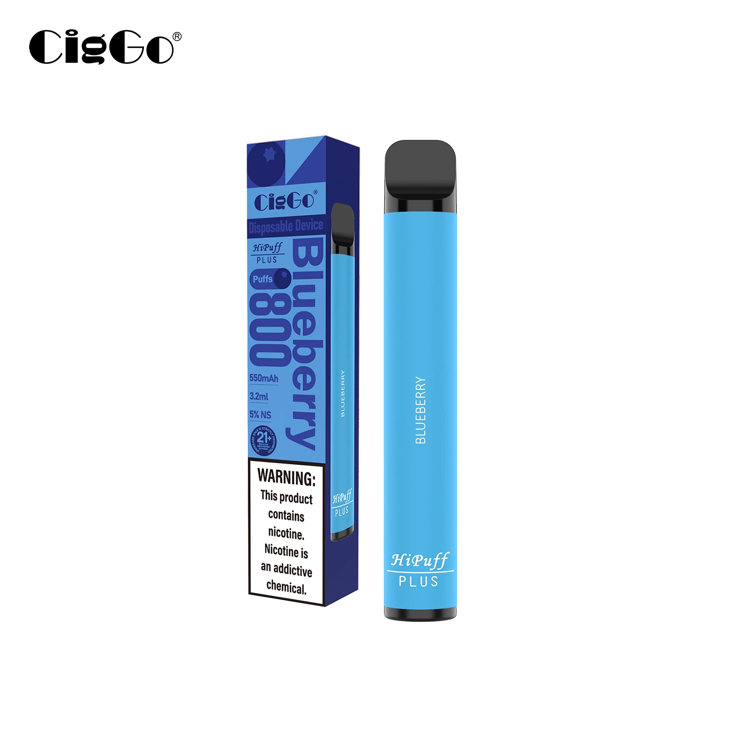 New Vapers Puff Plus 800 Disposable/Chargeable Electronic Cigarette Vape Pen Wholesale/Supplier Nicotine Free