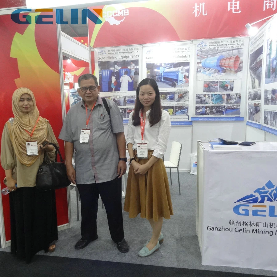 Gelin Ganzhou máquinas de Mineração Empresa participar da exposição na Indonésia