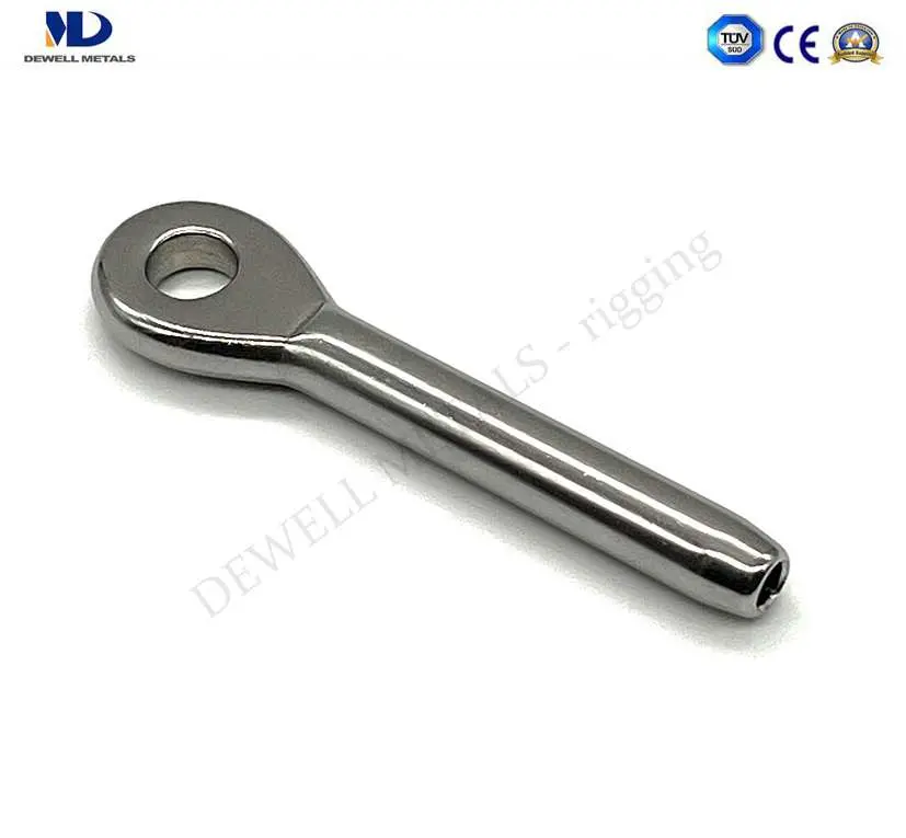 Zinc Plated Carbon Steel Material C15 or C45 Connecting Eye Bolt Eye Tie-Rods