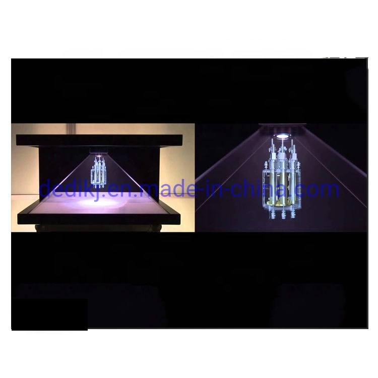 270 Degree Pyramid 3D Holographic Display for Dynamic Advertising