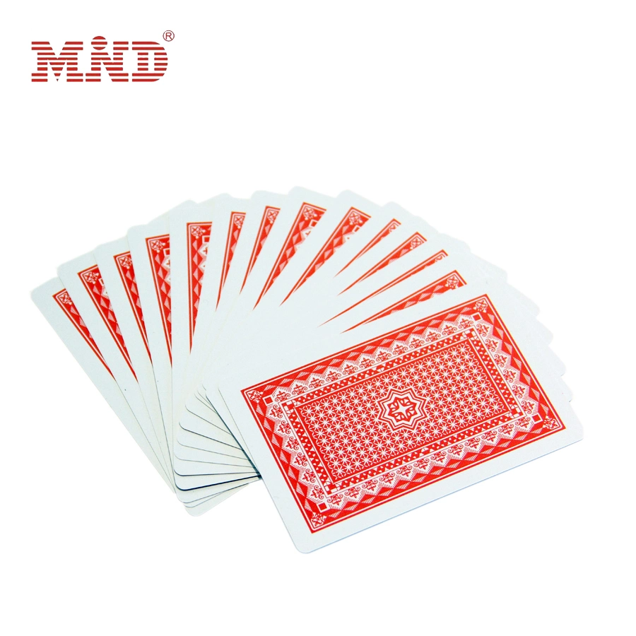 Custom Logo Color Promotional Waterproof Paper Playing Card