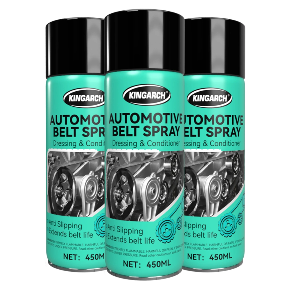 Cuero acondicionador de caucho Anti Envejecimiento Automotive Belt Dressing Spray V Pulverizador acondicionador de correa