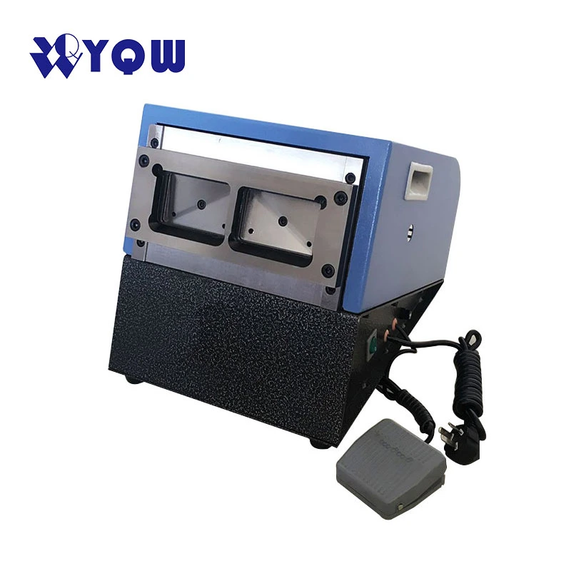 High quality/High cost performance Electric Stand Two Die PVC Card Punching Machine