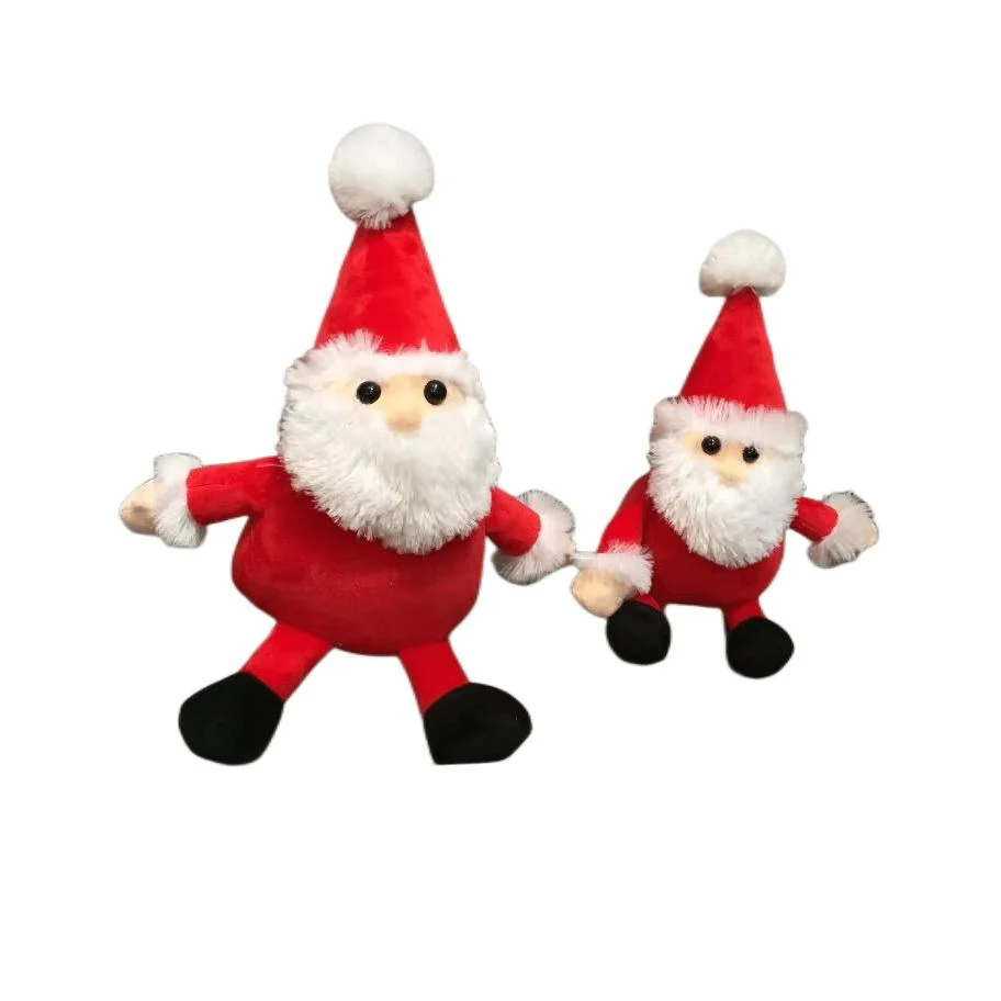 Children's Gifts Custom Christmas Decorations Funny Santa Claus Playing Plush Doll Xmas