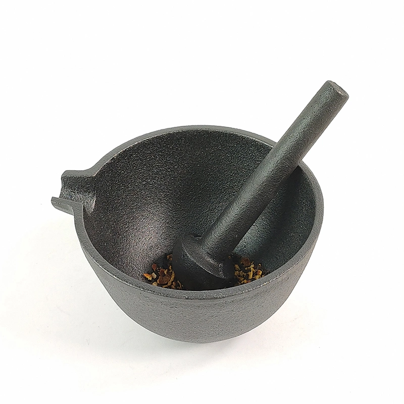 Heavy Duty Cast Iron Mortar & Pestle Set