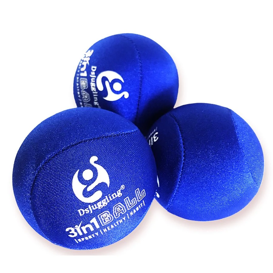 Dsjuggling Soft Train for Grip Strengthening and Improving Mobility, Contact Juggling Hand Exercise Stress Ball Set 4 Pack