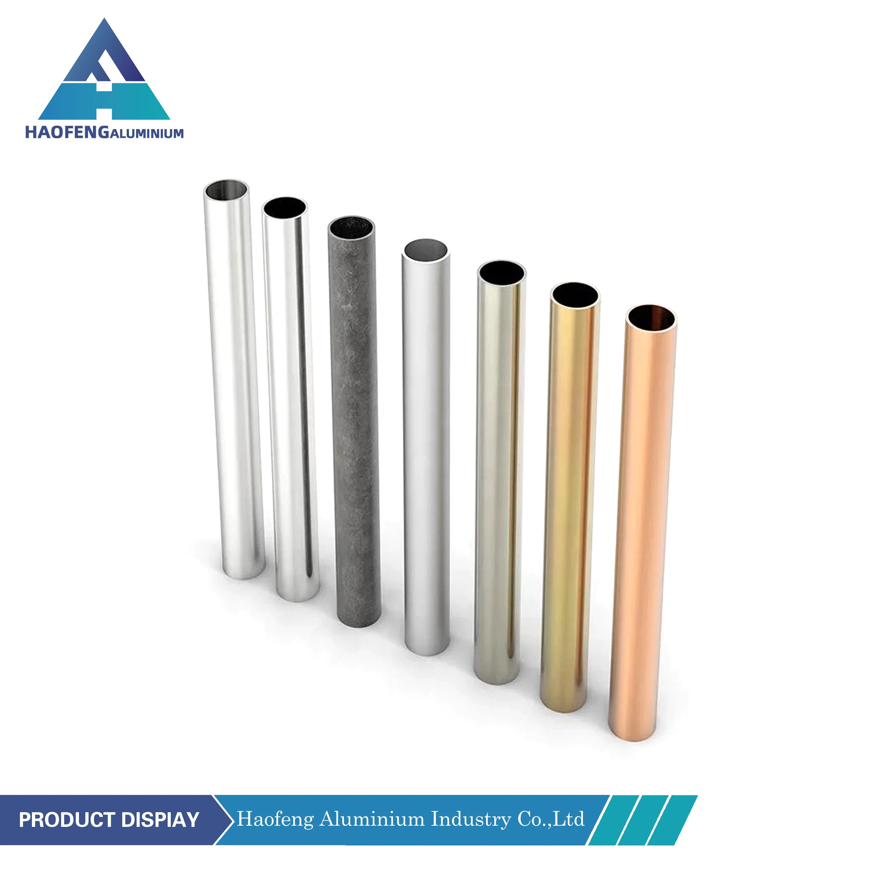 Hot Selling 6000 Series Anodizing Aluminium Tube Rectangular Tubing Square/Round Pipe Extrusion