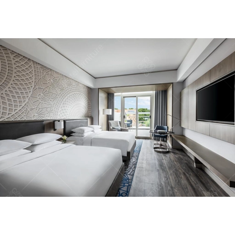 Individuelle Luxus-zeitgenössische Hilton Hotel Schlafzimmer Möbel für 5 Sterne Hotel