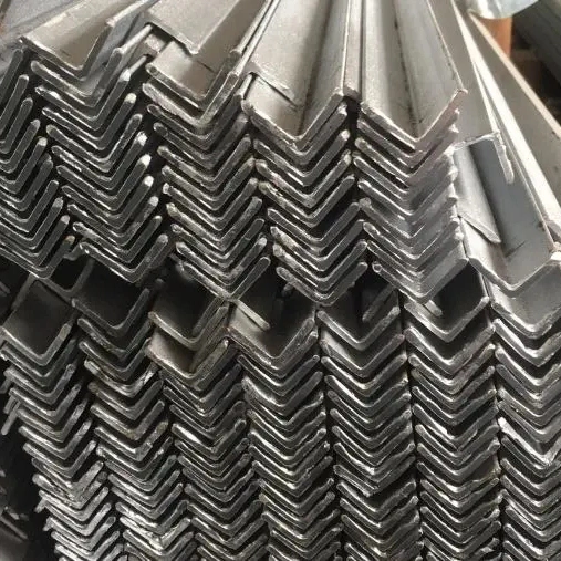 Ferro galvanizado forma L barra angular em aço macio