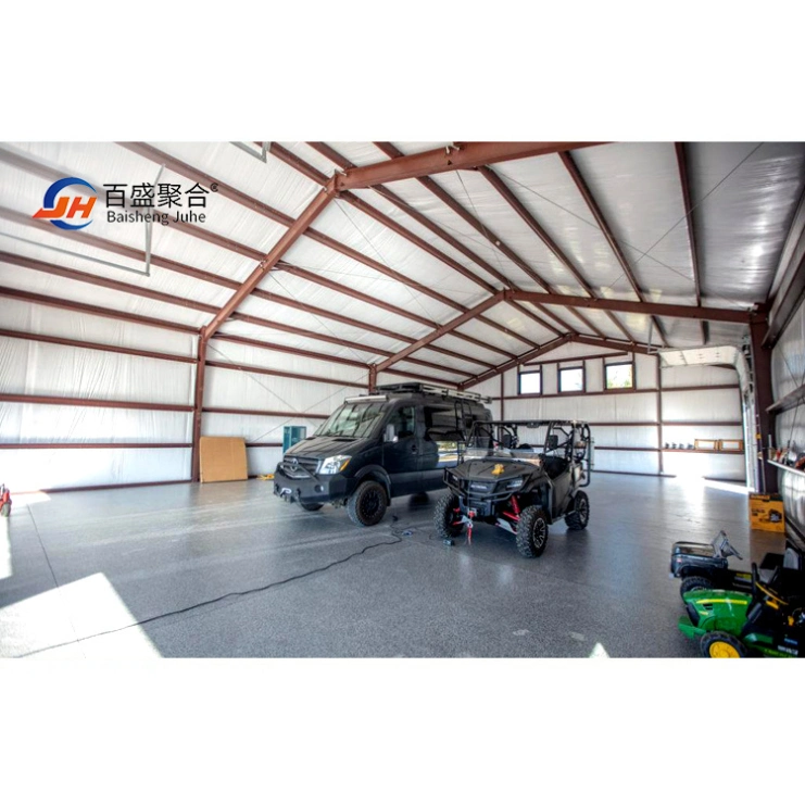 Steel 15X20 Structure Metal Garage Building Prefab Garage