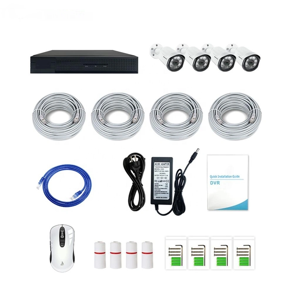 Full HD 1080P 4CH Poe NVR Kit CCTV Home Security Kit