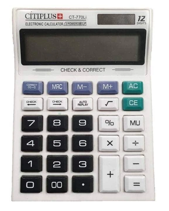 Original double alimentation 12chiffres Calculatrice de qualité