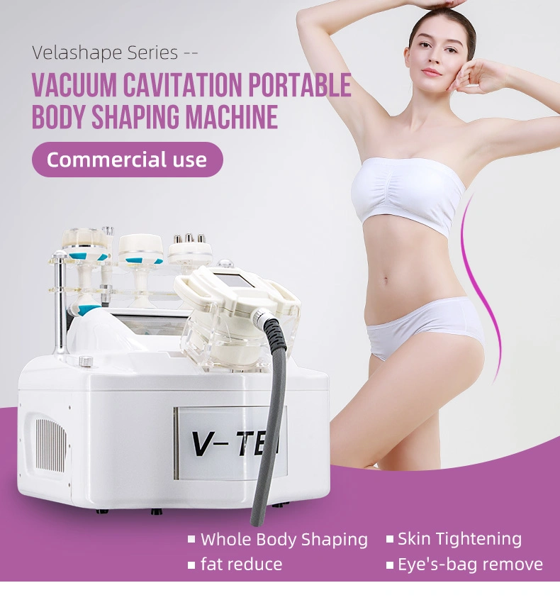 Body Slimming Cavitation Vacuum RF Rolling Cellulite Massage Beauty Machine