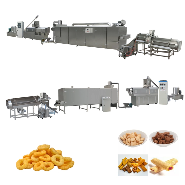 Twin Screw Extruder Food Processing Extruded Breakfast Cereals Extrusion Food Products Food Extrusion Equipment Snack Extruder