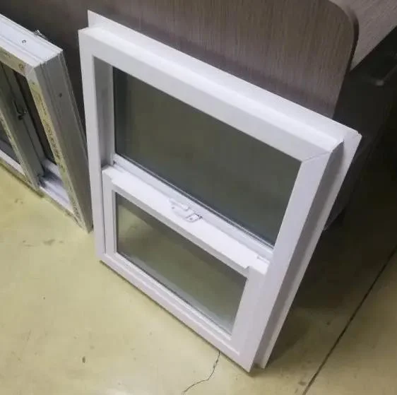 Plastic Glass Single Hung Fibreglass PVC Windows