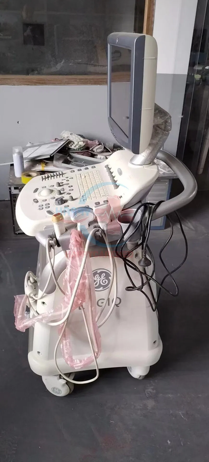 Used Ge P5 Secondhand with Convex Linear Probe Ultrasound Device Ultrasound Scanner Machine