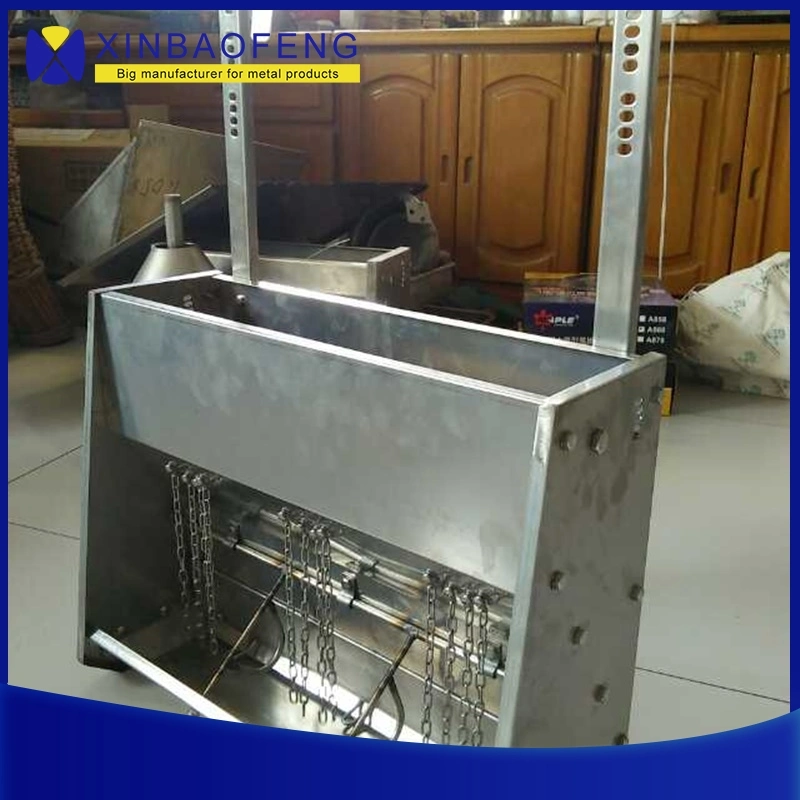 Double/ Single Side Automatic S. S 201 304 Pig Feeder Trough for Fattening Pig