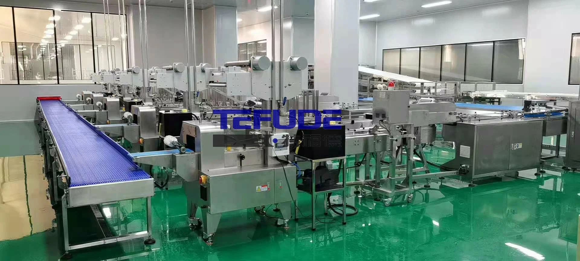 Automatic Packing Machine Supply Packing Belt Conveyor Food Tray Wrapping Machine