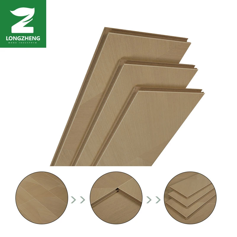 China Laminate Flooring Wood Valinge Click Pressed U-Groove Floor Sticker Self-Adhesive Parquet Laminate Flooring