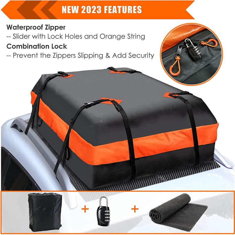 Waterproof 15 Cubic Feet Rooftop Top Cargo Carrier Bag