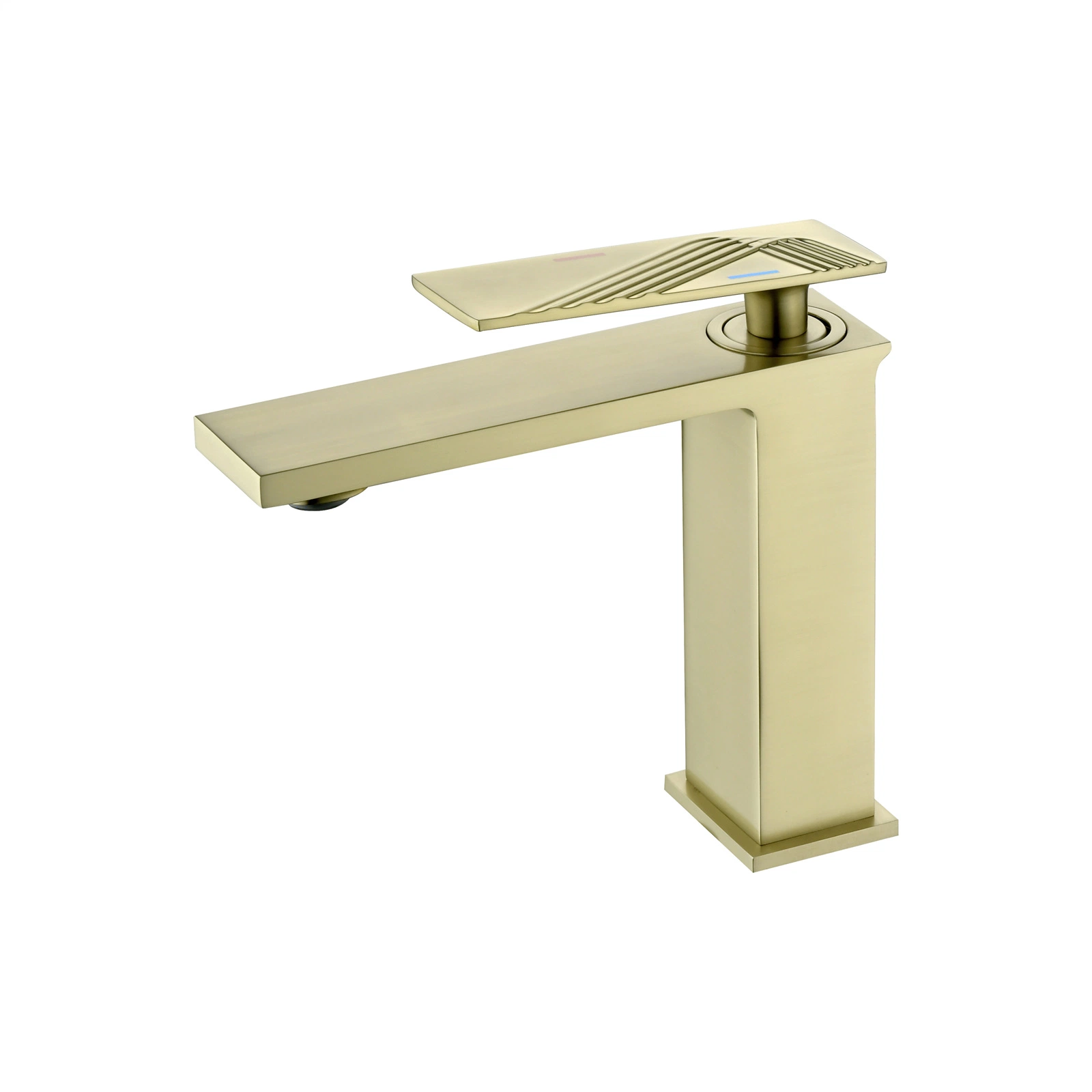 Fashion New Design Styles Luxury Brused Nickel Golden Bathroom Basin Sink Taps Faucet Mixer