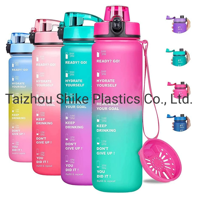 Wholesale Promotion Gift for Student 1000ml Plastic Bottle Outdoor Plastic Water