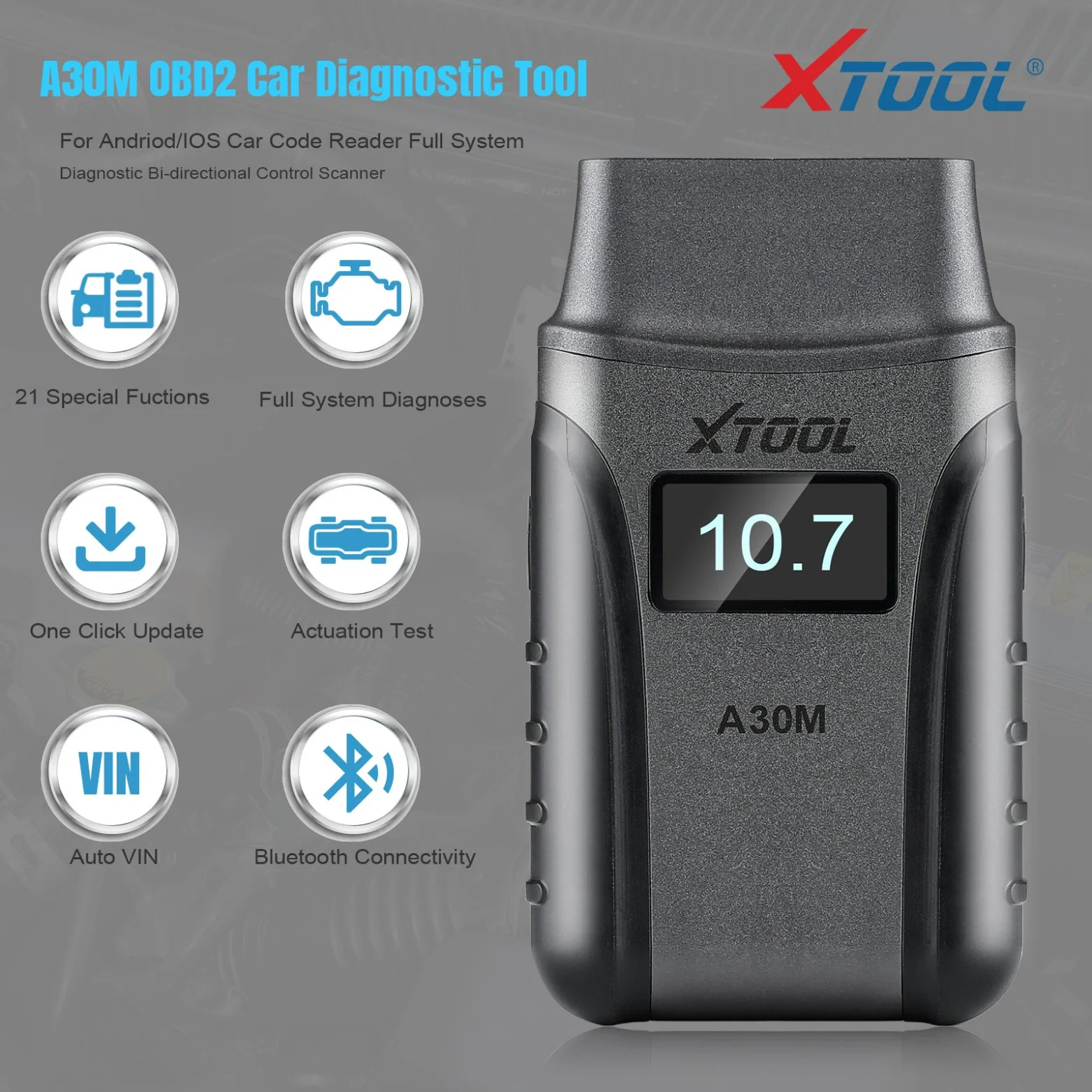 Xtool Anyscan A30m OBD2 alquiler de herramientas de diagnóstico con lector de código de coche Andriodsios