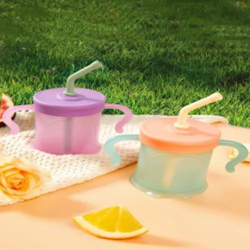 Baby Drink Cup Children&prime; S Water Cup Household Baby Slant Cup