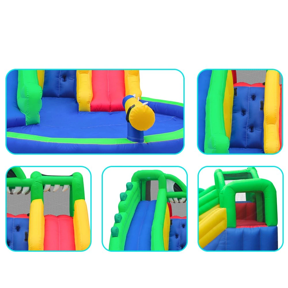 Hot Sale Party Theme Rainbow Colorful Music Bouncy Castle Disco Dancing Dome Inflatable Bounce House Castle with Light Hook