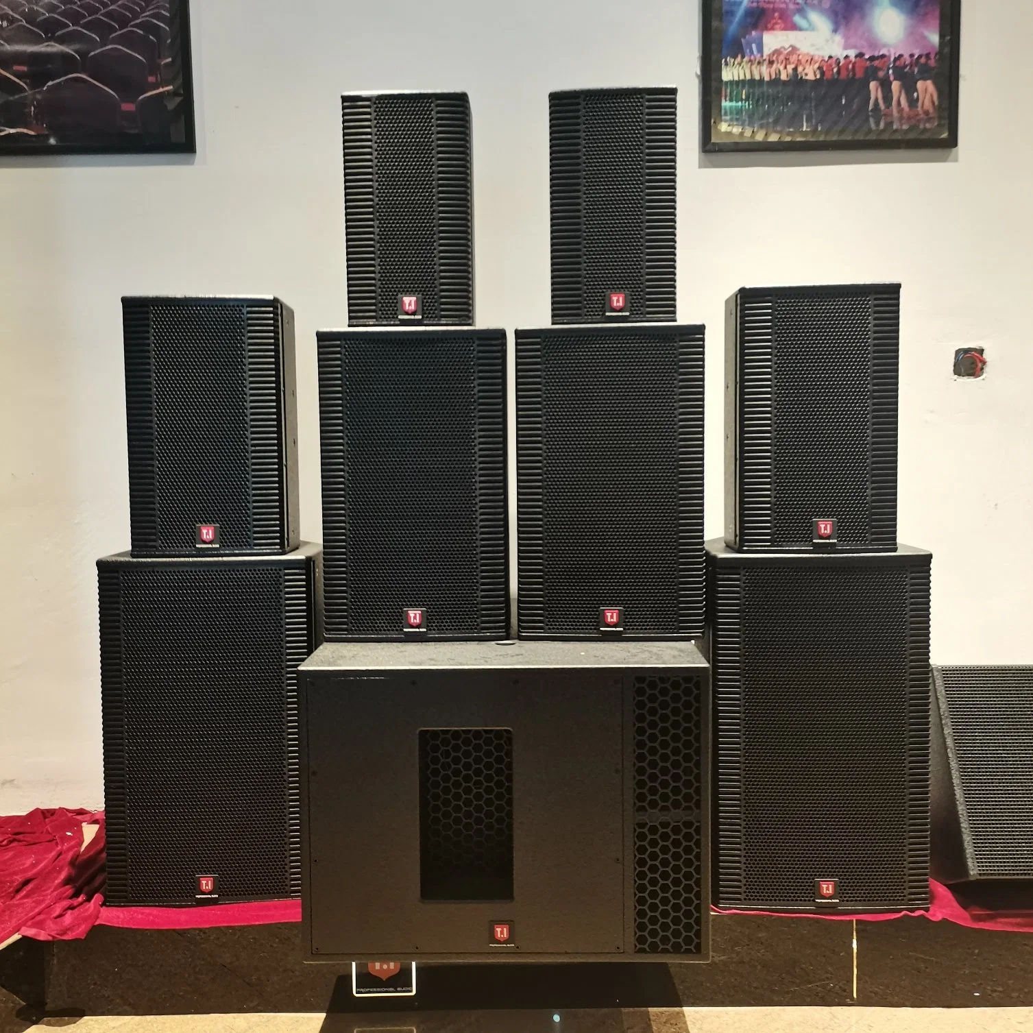 Sistema de altavoces profesional Equipo de sonido PRO de 18 pulgadas Para Concierto