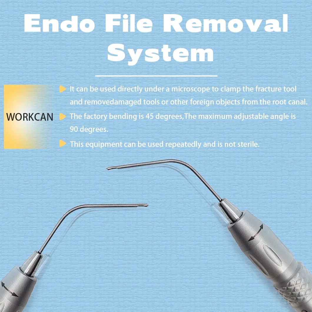 Los aparatos dentales Endo archivos archivos dentales Endodoncia Extractor Extractor de archivos