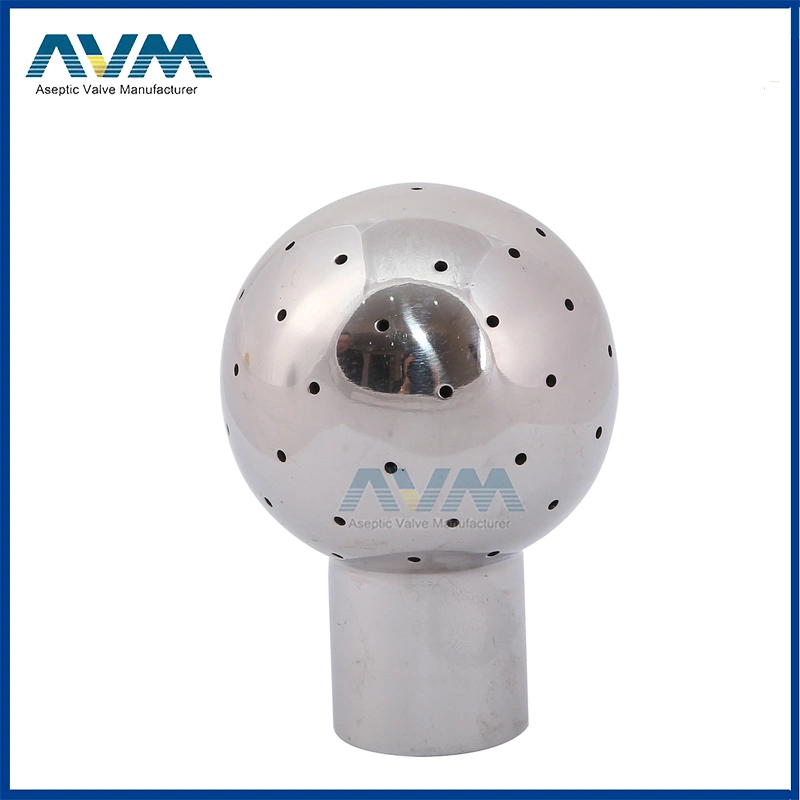 DN10 Sanitary 360 Degree Stainless Steel Spray Ball Stainless Steel Rotary Clean Spray Ball