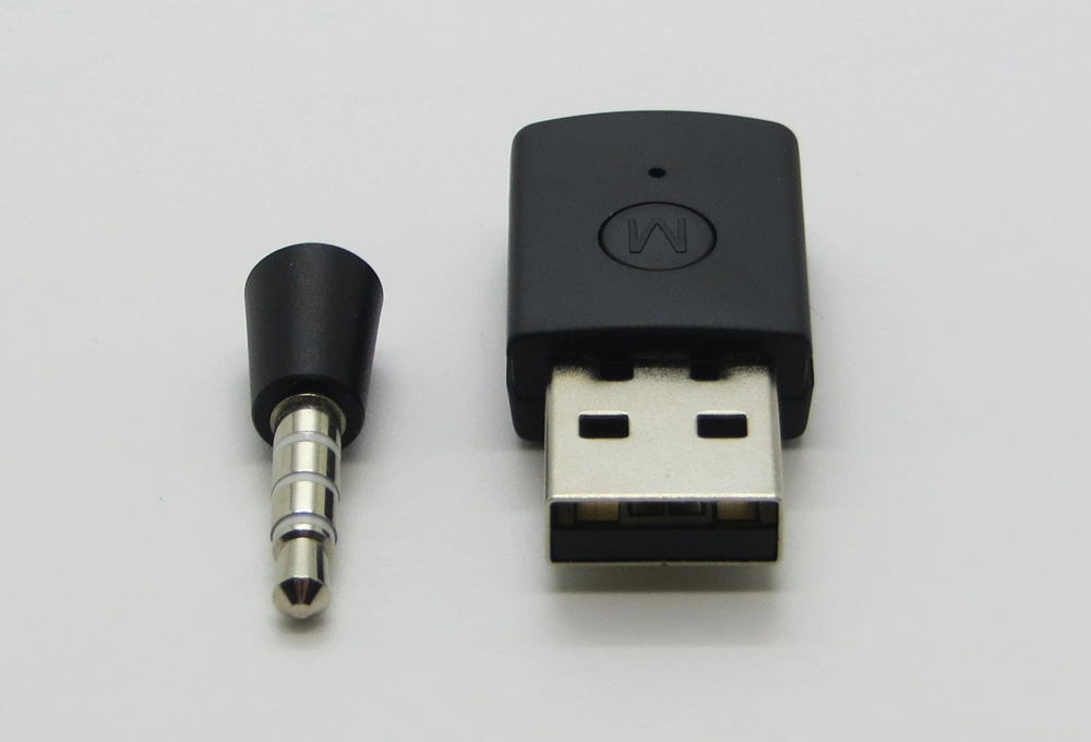 Juego de la transmisión de datos accesorios de uso de auriculares Bluetooth Dongle USB inalámbrico adaptador de micrófono para PS4