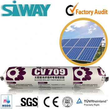 Solar Panels Photovoltaic Low Volatile RTV Silicone Adhesive Sealant