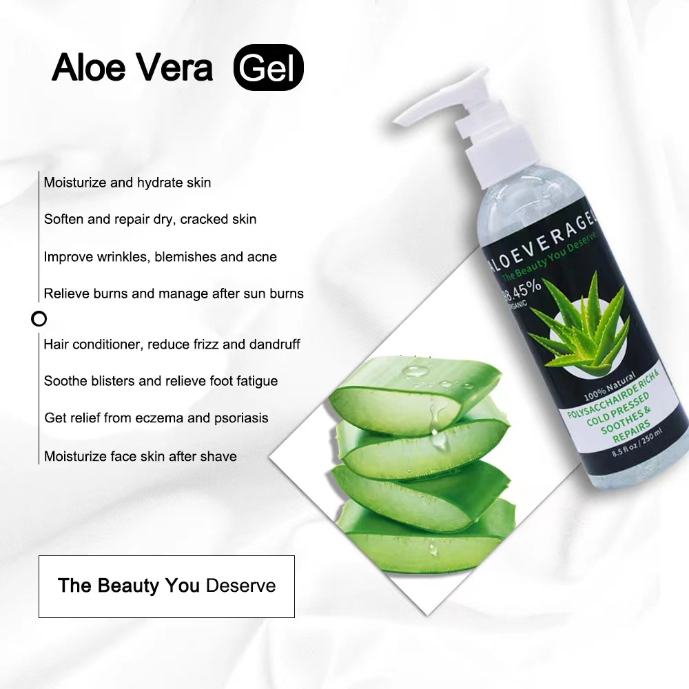 Aloe Vera للعناية بالوجه المهدئة الوجه الحساس لإصلاح الجلام العضوي للبشرة الجافة