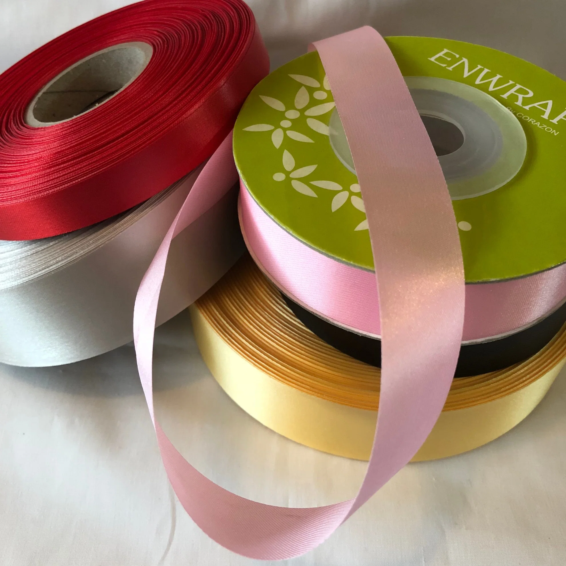 High Quality Silk/Nylon/Polyester Satin Ribbon