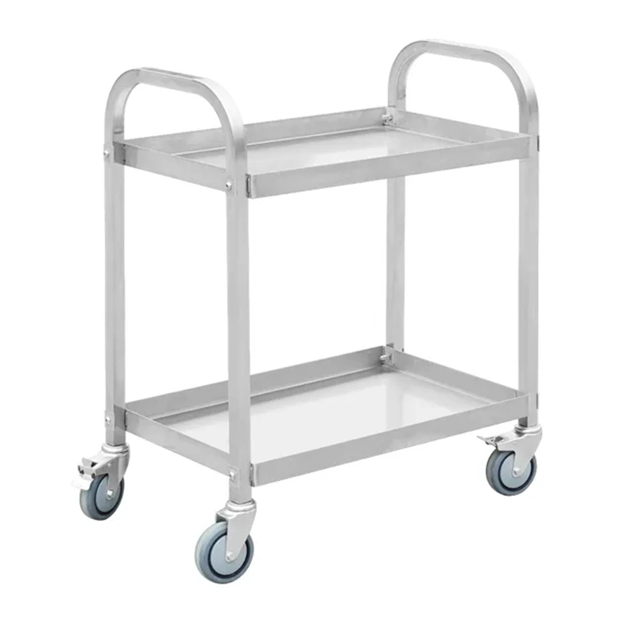 Hospital Medical Stainless Steel Trolley Service Cart