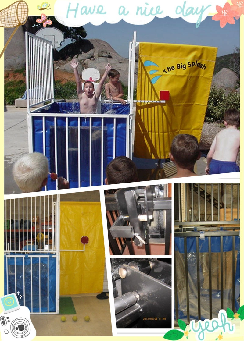 Events Party rental Dunk Tank Water Tank for Water Park For Amusement Inflatable Park