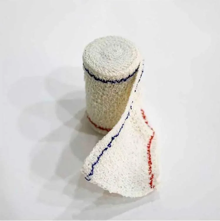 China algodão e bandagem elástica de spandex com clipes Crepe Ligadura