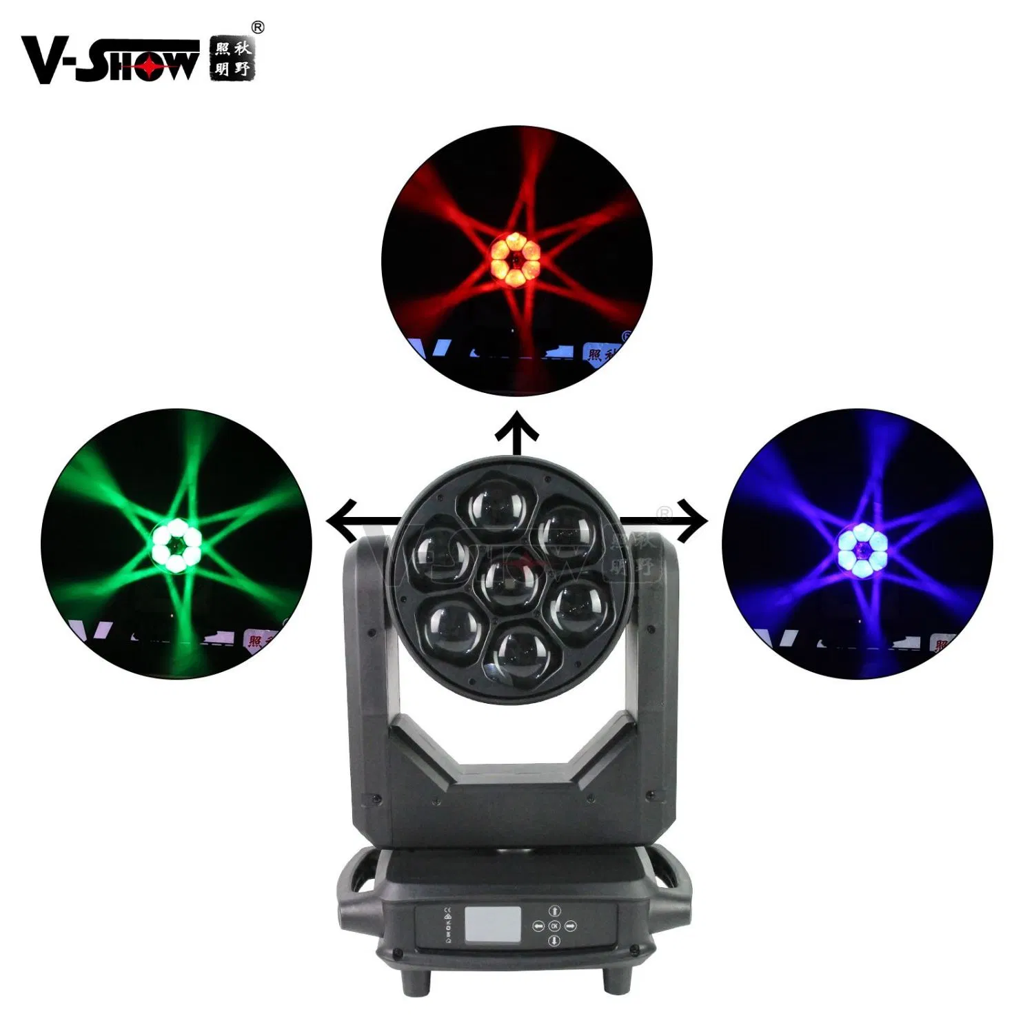 V-Show LED Stage RGBW 4in1 LED 7*40W