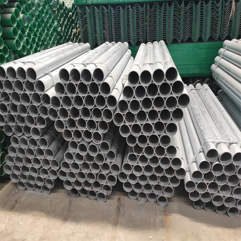 Steel Material Round Post for Highway Barriers Traffic Safety